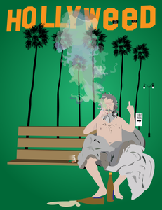 Hollyweed- Signed Print