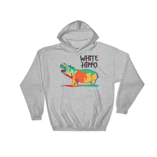 Painted Hippo- Hooded Sweatshirt