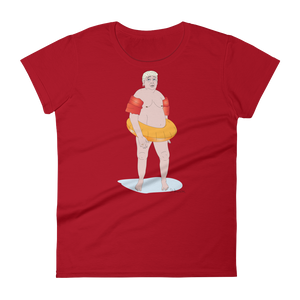"TRUMP CAN'T SWIM" -Women's Short Sleeve T-Shirt