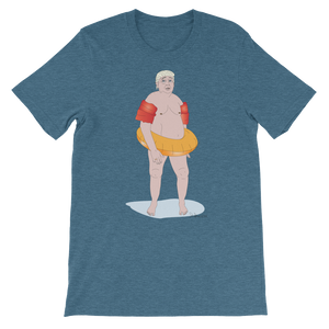 "TRUMP CAN'T SWIM"- Men's Short Sleeve T-Shirt