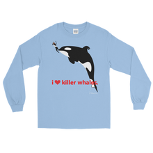 i ♥ killer whales. - Long Sleeve T-Shirt