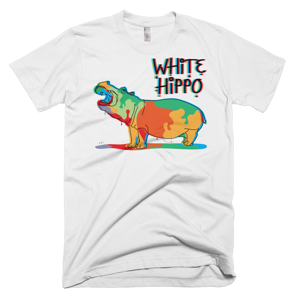 Painted Hippo- T-Shirt